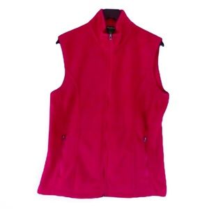 Eddie Bauer Pink Fleece Vest
